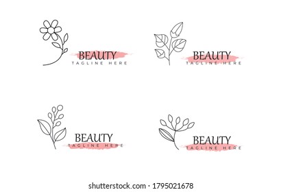 Abstract beauty logo Universal creative premium symbol.