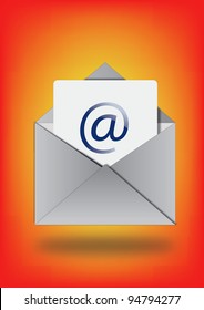 abstract beauty mail vector illustration eps10