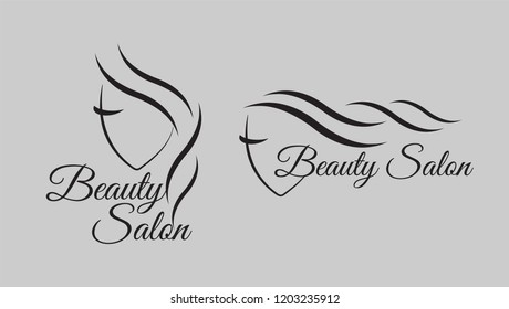 Abstract Beauty Portrait design templates. Abstract Beauty Portrait art background