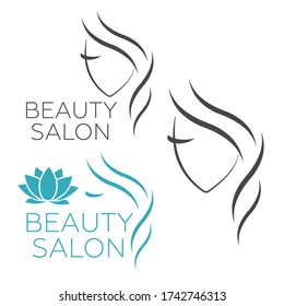 Abstract Beauty Portrait design templates. Abstract Beauty Portrait art background