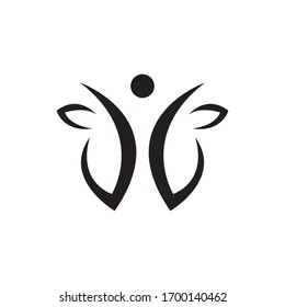 Abstract beauty spa logo template vector icon design