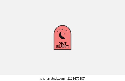 abstract Beauty vector logo design with hand and leaves