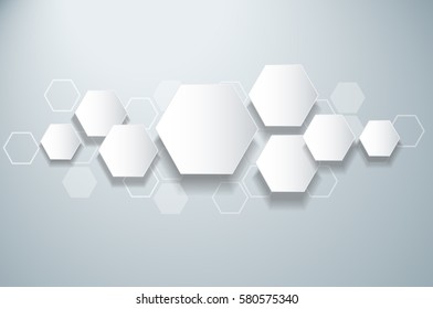 abstract bee hive design  hexagon background