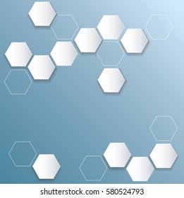abstract bee hive  hexagon background