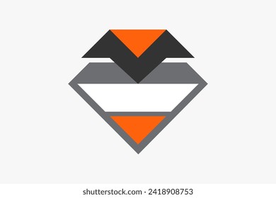 abstract Bee icon Vector Logo Element. Linear geometric design template for Branding, corporate, business, company related with honey, insect, nature, animal, bumblebee, honeycomb, healthy, sweet.