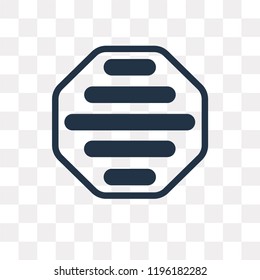 Abstract beehive vector icon isolated on transparent background, Beehive transparency concept can be used web and mobile