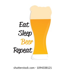 Abstract beer label