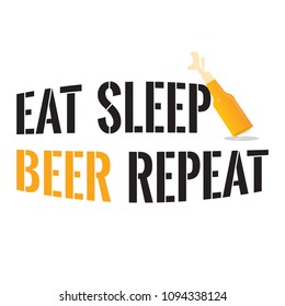Abstract beer label