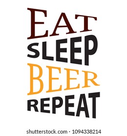 Abstract beer label