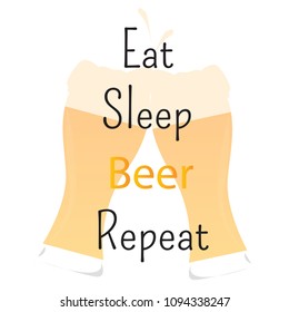 Abstract beer label