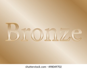 abstract beige background, Bronze background for presentations, inscription Bronze