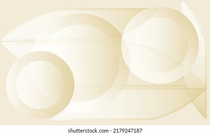 abstract beige background with circles. vector illustration