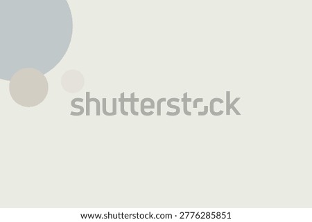 Abstract Beige background with a circular theme, featuring blue and grey circles. Ideal for presentation templates, wallpapers, or backdrops. Neutral Tone Color, ppt, PowerPoint