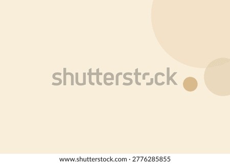 Abstract Beige background with a circular theme. Ideal for presentation templates, wallpapers, or backdrops. Earth tone and Neutral Tone Color, ppt, PowerPoint
