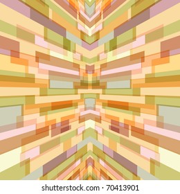 abstract beige background with color stripes and rectangles
