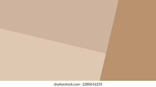 Resumen de fondo beige con formas geométricas. Para papel pintado, portada, banner, afiche, cartel y presentación vívida. Fondo de diseño geométrico moderno para tarjetas de visita y planilla de volante, vector