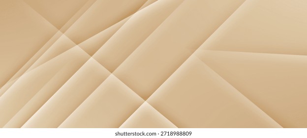 Fondo beige abstracto. Fondo Abstractas geométrico minimalista con triángulos superpuestos. Gradiente de tono de tierra marrón suave.