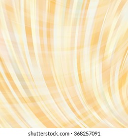 Abstract beige background with smooth lines.  Color waves, pattern, art, technology wallpaper, technology background.  Vector illustration. Beige, white colors. 