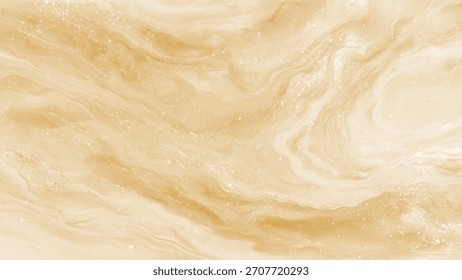 Abstract beige and brown fluid art with shimmering subtle glitter effect design Vector, illustration