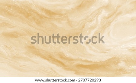 Abstract beige and brown fluid art with shimmering subtle glitter effect design Vector, illustration