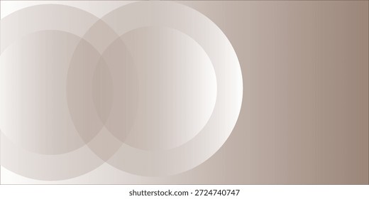 Fundo Abstrato De Sobreposição De Círculo Bege Com Gradiente Suave E Ponto Central Azul Sutil