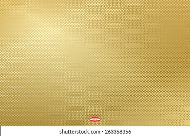 abstract beige floral pattern golden texture background vector