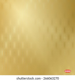 abstract beige floral pattern golden texture background vector