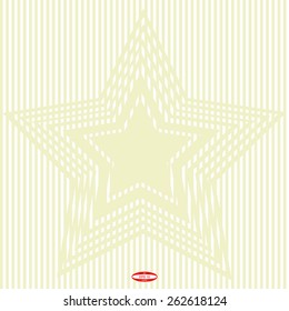 abstract beige geometric pattern golden texture with stars abstract yellow lines on white background vector