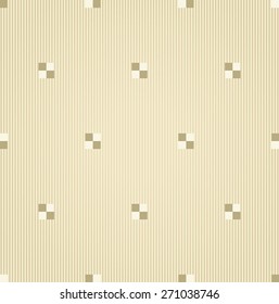 Abstract beige geometrical seamless pattern. Vector background