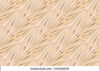 Abstract beige and gold stripes seamless pattern in pale colors. Repeatable motif for fabric, background, surface design. Stock vector illustration. 
