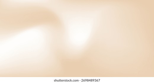 abstrakter, beiger Farbverlauf, nackter Hintergrund. Einfaches Pastelldesign.