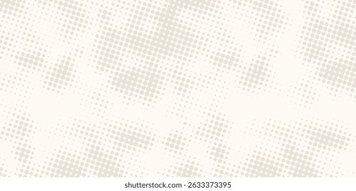 Abstract Beige Halftone Dot Pattern Background Suitable for Designs. Modern trendy design in Vector Illustration