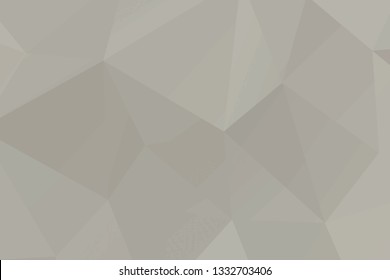 Abstract beige mosaic polygon surfaced background