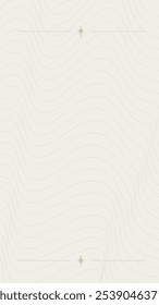 Abstract Beige Outlines Trendy Celestial Background Phone Wallpaper Or Stories Vector Design