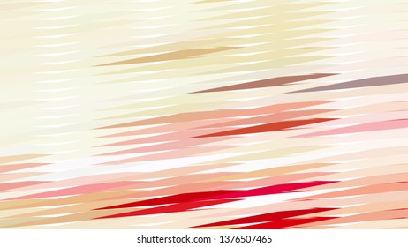 Abstract Beige and Red Horizontal Lines and Stripes Background Vector