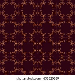 Abstract beige seamless pattern. Fashion graphic background design. Modern stylish abstract texture. Colorful template for prints, textiles, wrapping, wallpaper, website etc. Vector illustration