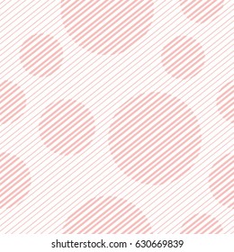Abstract beige vector circle pattern. Geometric background