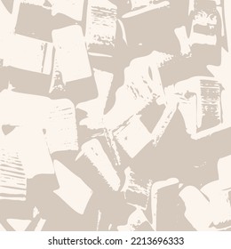 Abstract beige wallpaper design. Abstract texture in spots. Vector illustration.
