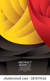 Abstract Belgium, Belgian Flag (vector Art)