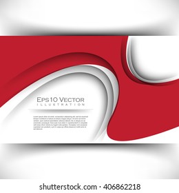 abstract bent lines elements marketing materials. eps10 vector illustration