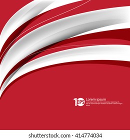 abstract bent lines flat layout corporate design material background. eps10 vector
