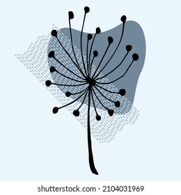 Abstracta bizcocho de bayas para diseño, hermosa ilustración vectorial. 
