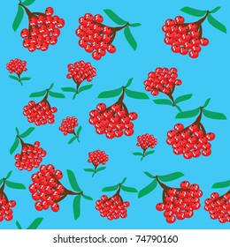 Abstract berry seamless texture. Illustration.