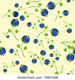 Abstract berry seamless texture. Illustration.