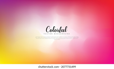 abstract bg colorful watercolor style vector background in red pink purple yellow colors 