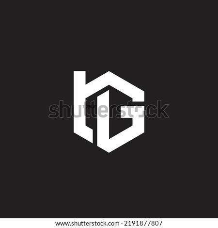 Abstract BG GB Letters Logo Initial Based Monogram Icon Vector.