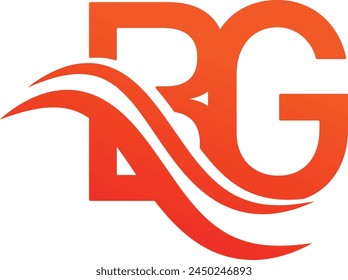 Abstract BG letters logo Company monogram icon. BG logo or GB logo business company best identity