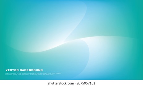 abstract bg wave background blue light green light blue