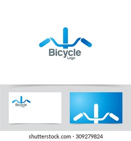 Abstract bicycle logo template. Bike Shop Corporate branding identity