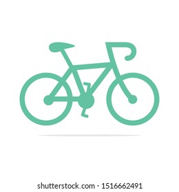 Abstract bicycle vector logo design. Bike Shop Corporate branding identity .